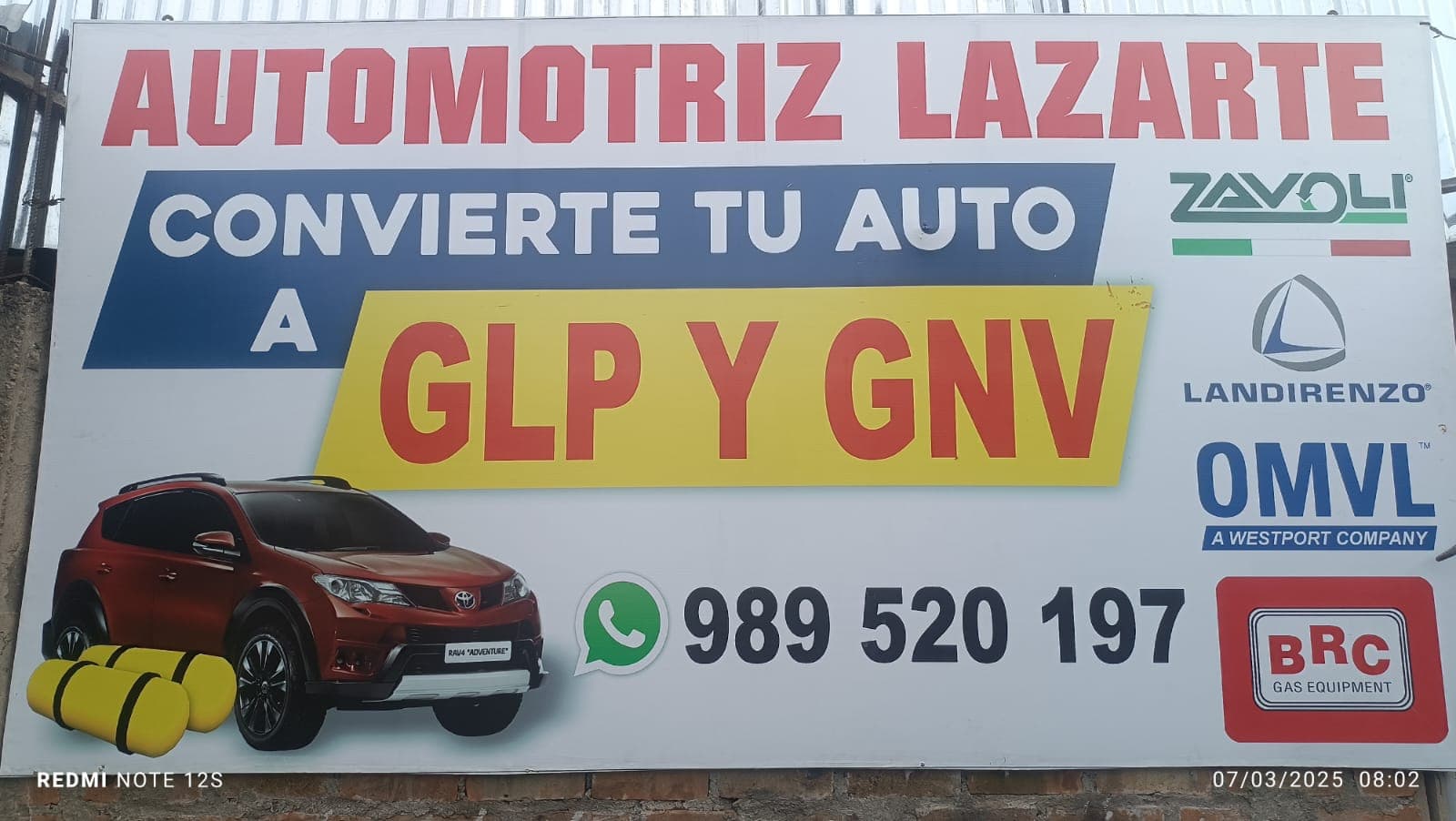 Conversión a GLP en Automotriz Lazarte